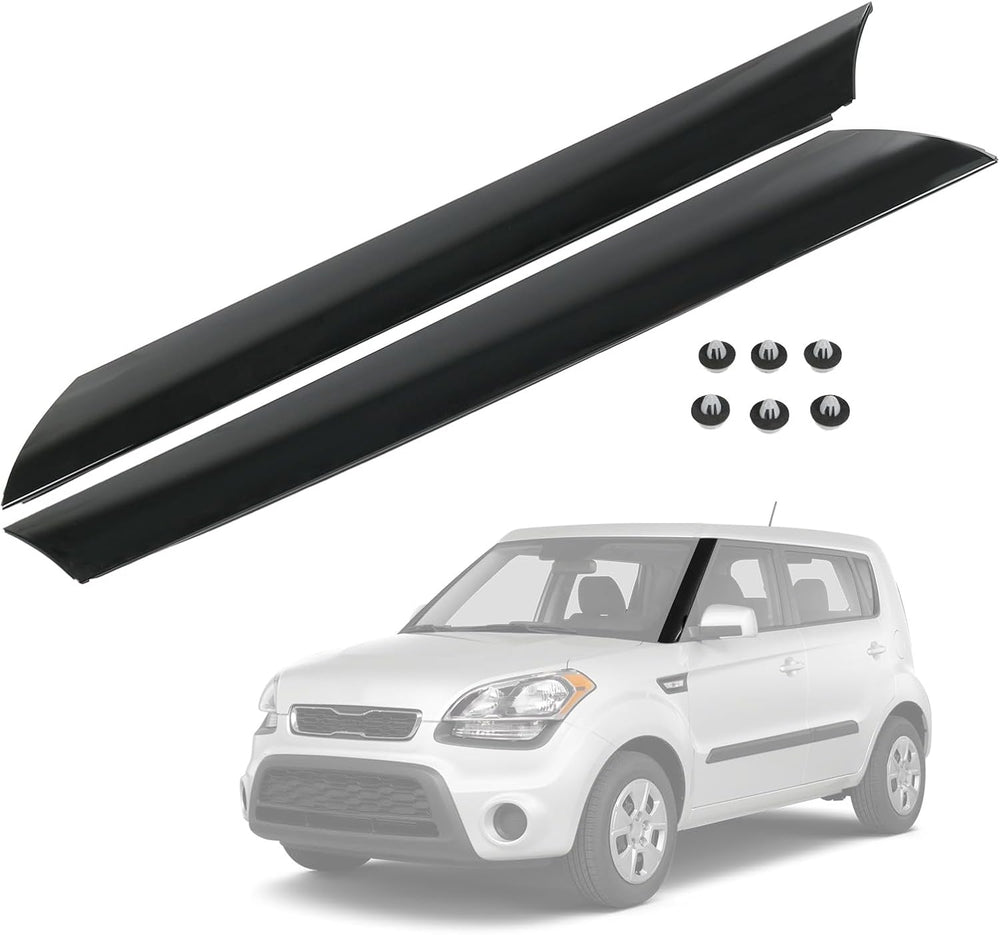 A-Pillar Windshield Molding Trim Kit Outer Trim Set Replacement for Kia Soul ...