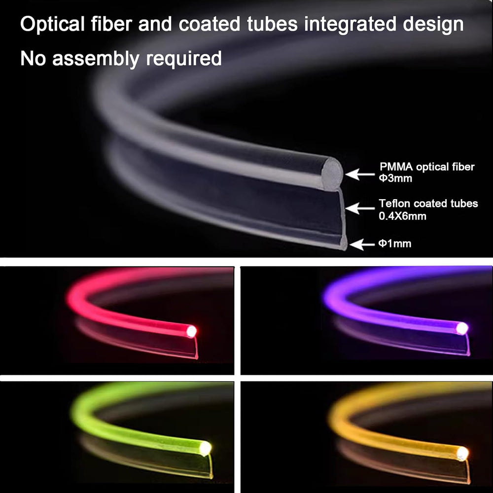 Car LED Lights Interior Light, 10 in 1 Car Ambient Lighting Kits with 315in F...