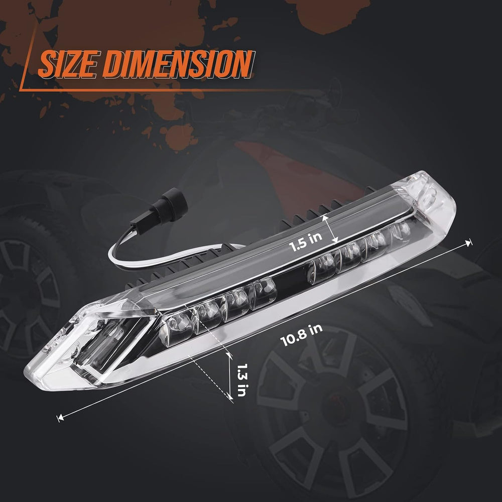 KEMIMOTO Front Bumper Light Bar LED Compatible with Can-Am Ryker