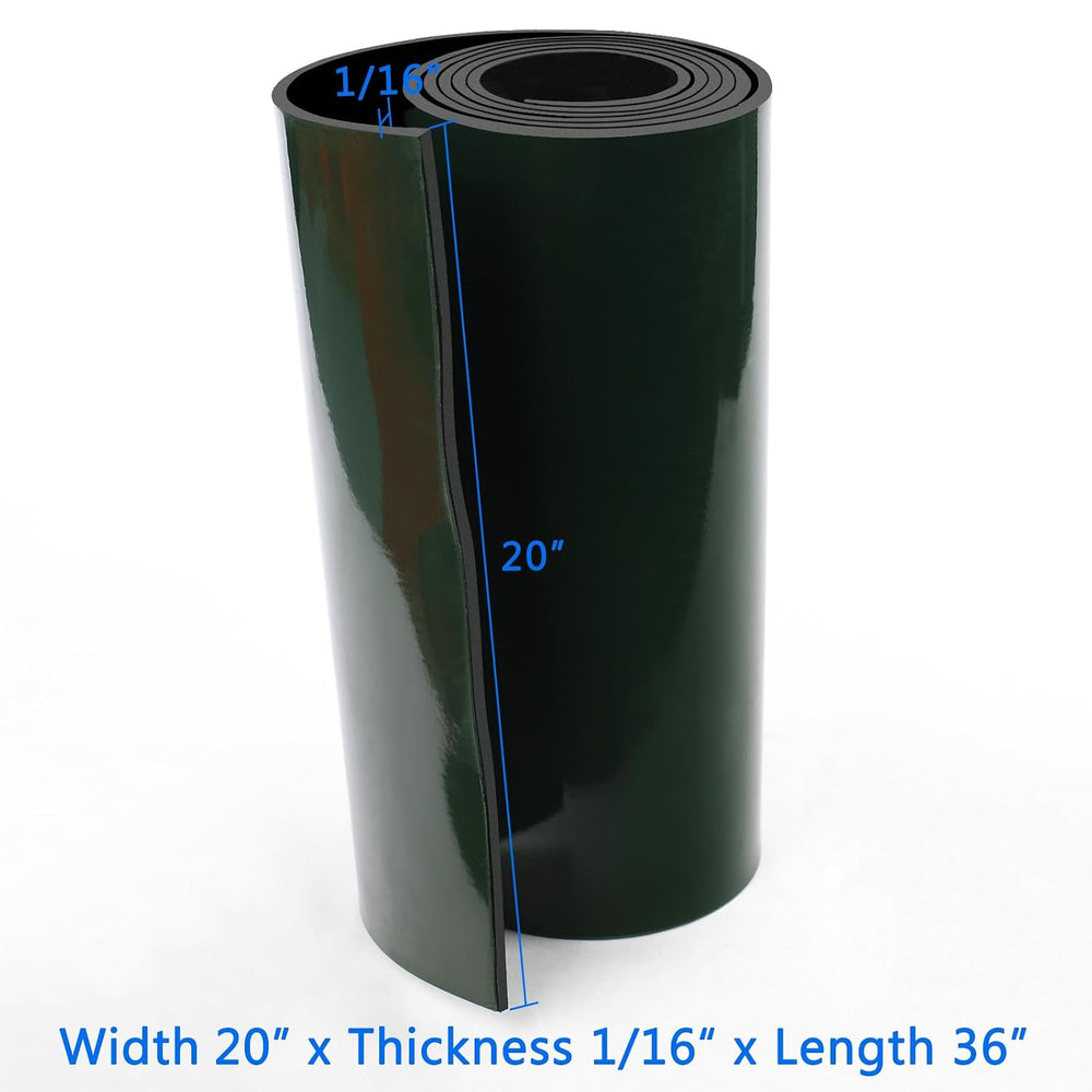 HooTown Adhesive Solid Rubber Strips, Self Neoprene Rubber Sheet Rolls Seal