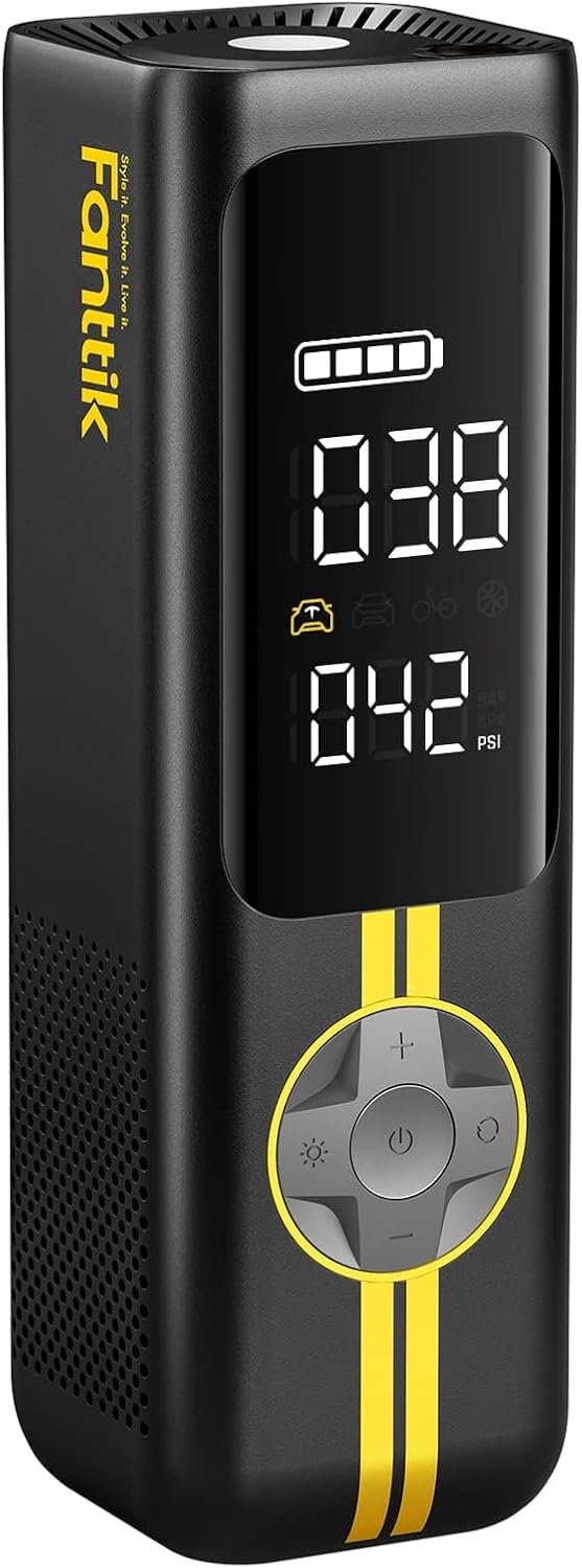 Fanttik X8 APEX EV Tire Inflator Portable Air Pump, 2X Faster Inflation