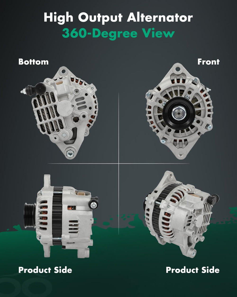 SCITOO 100A New Alternator Fits for Mazda for RX-8 2004-2008 R2 1.3L