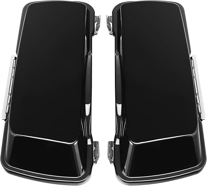XFMT Motorcycle Stretched Saddlebags 5" Extended Hard Saddle Bags