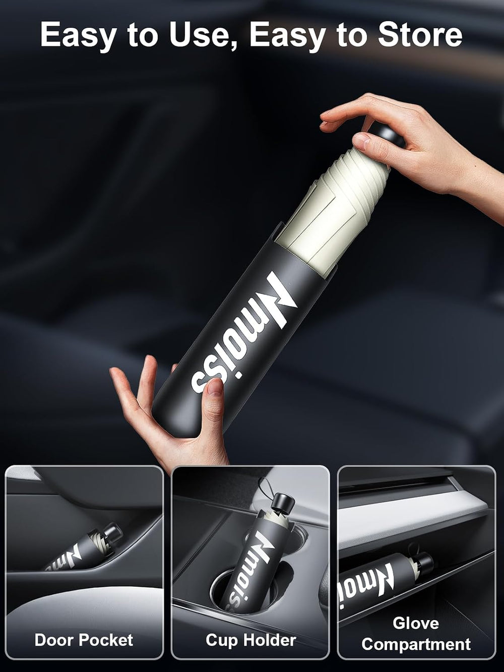[Drive to Superior Coolness & Comfort] Nmoiss Ice Rib Windshield Sun Shad...