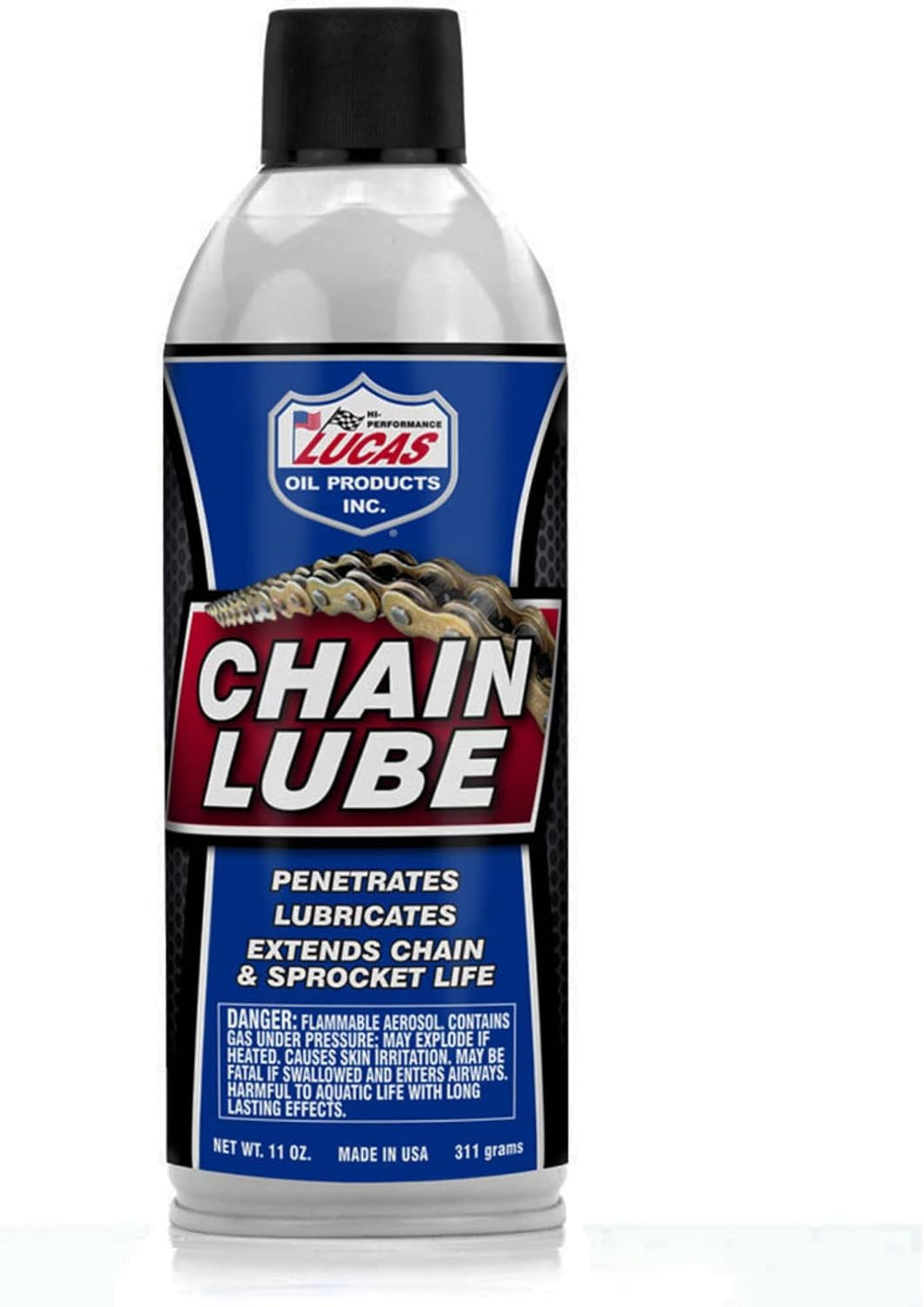 Lucas Oil 10393-12PK Aerosol Penetrant/Chain Lube - 11 oz., (Pack of 12)