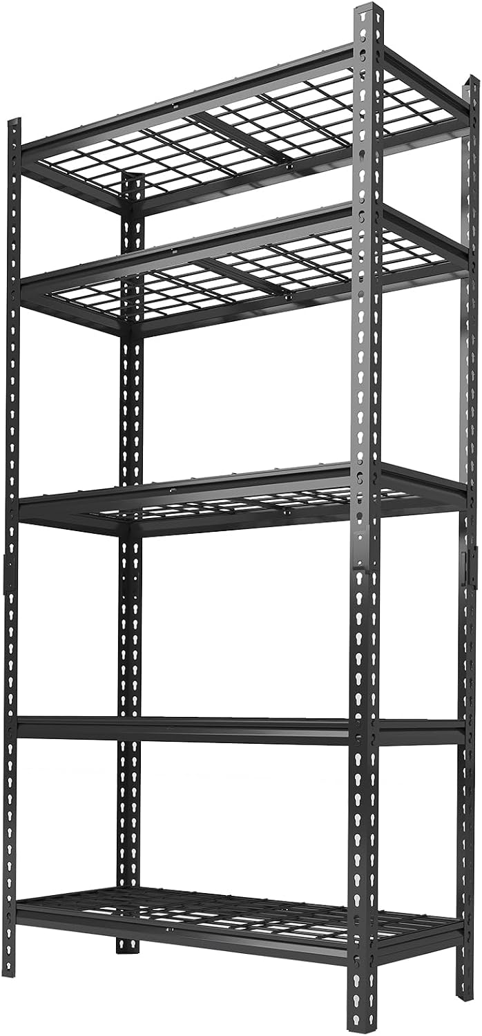 Garage Shelving 2000 LBS Storage Shelves Adjustable Metal Shelving Unit Heavy...