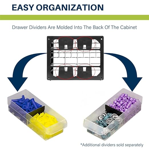 Akro-Mils 64-Drawer Plastic Drawer Storage Cabinet