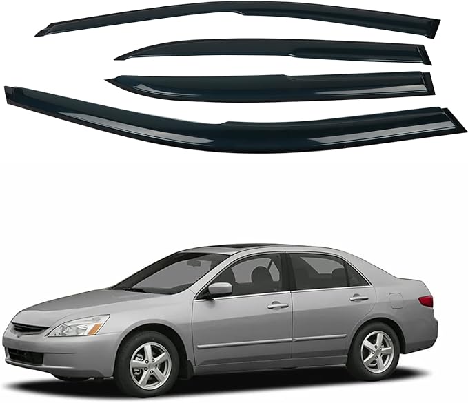 4PCS Rain Guards Window Visors Fit