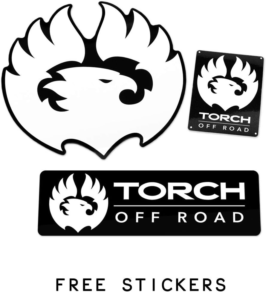 Torch 10.5" Square Extended U Bolts Extra Long 2.5" Wide 9/16"...