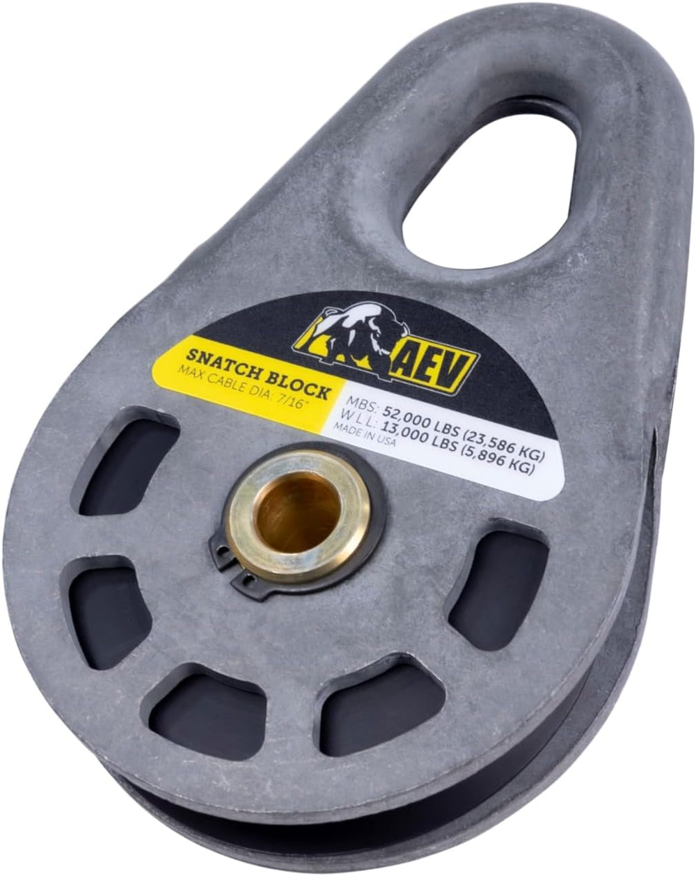 AEV Mid-Size Trail Recovery Kit for Off-Road Vehicles Includes Snatch Block +...