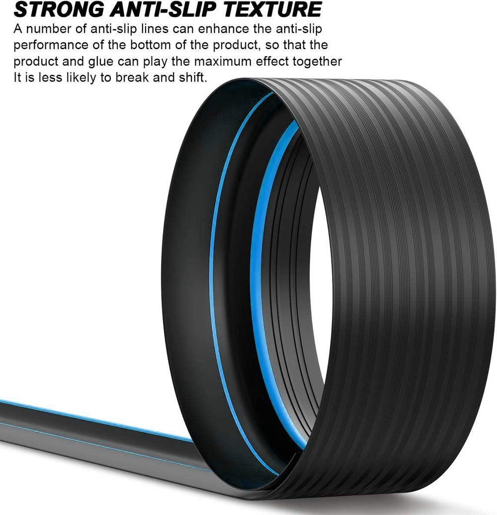 Jin&Bao 16FT Garage Door Threshold Seal Rubber Weather Strip 1 Adhesive