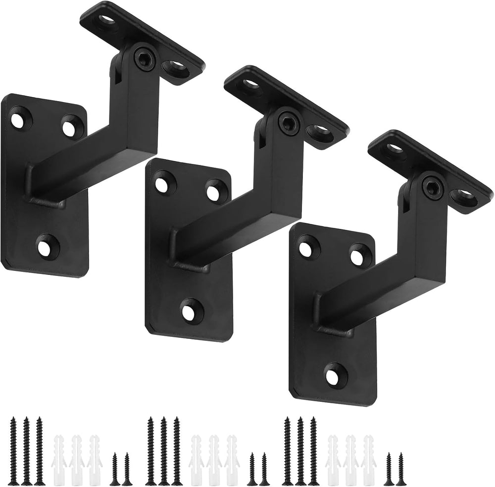 Adjustable Handrail Bracket, 3" Heavy Duty Swivel Hand Rail Bracket for ...
