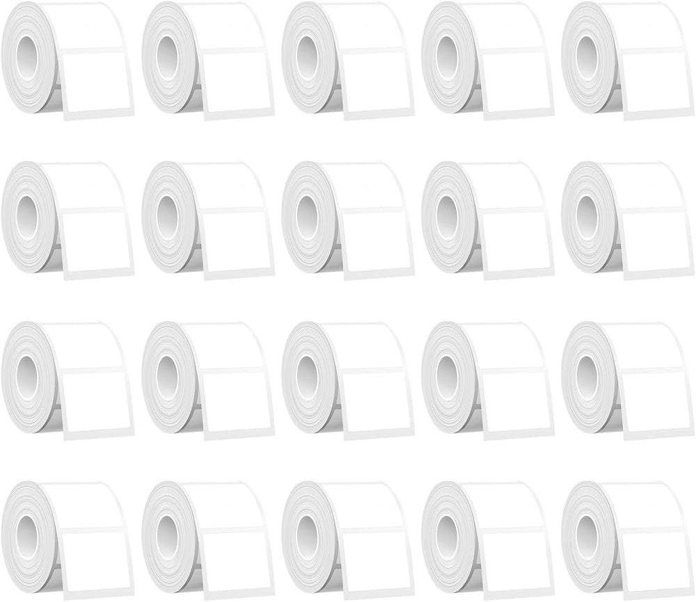 SUPVAN T50M Series Genuine Label Tape, 1-1/2" x 1-1/8", 20 Rolls, W...