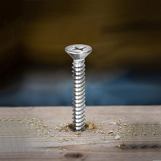 #14 x 4" Wood Screw 100Pcs 18-8 Stainless Steel Screws Flat Head Phillips Fast