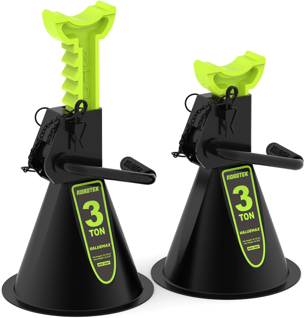 Jack Stands, 3 Ton (6,000 lbs) Heavy Duty Car Jack Stands with Seamless Round...