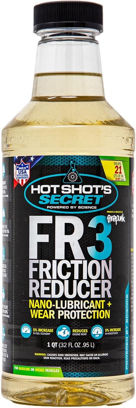 Hot Shot's Secret FR3 Friction Reducer Nano-Lubricant with Wear Protectio...