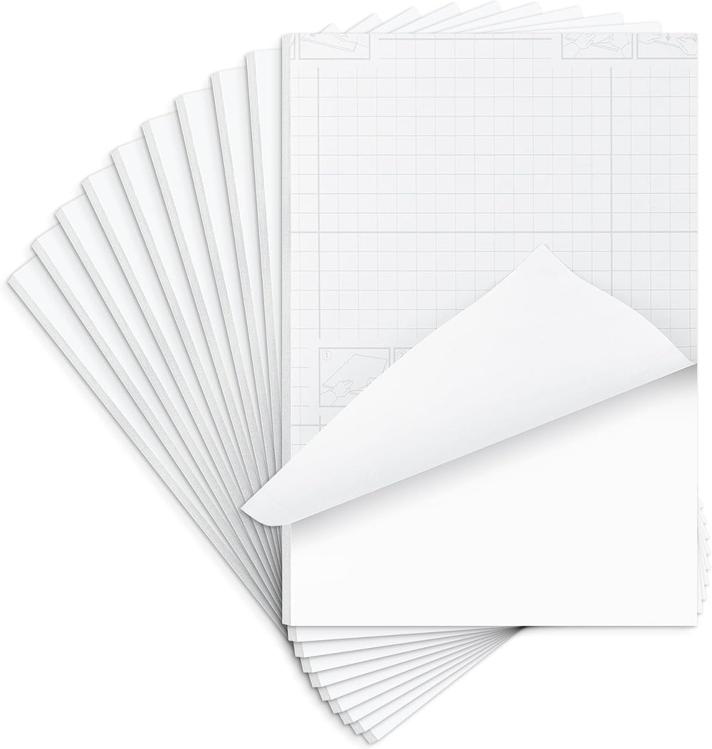 Golden State Art 13x19 Self Adhesive White Foam Boards 3/16" Thick 10 Pack