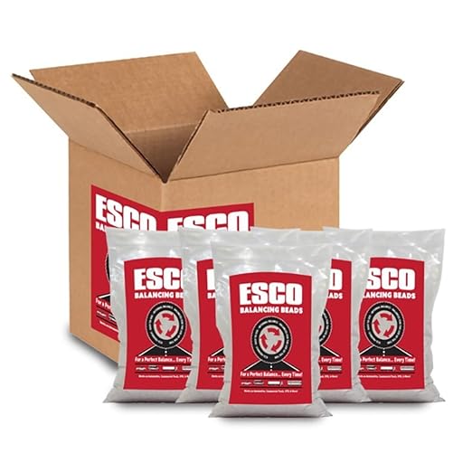 Esco 20469C Tire Balancing Beads, 4 oz, Case of 24 Bags