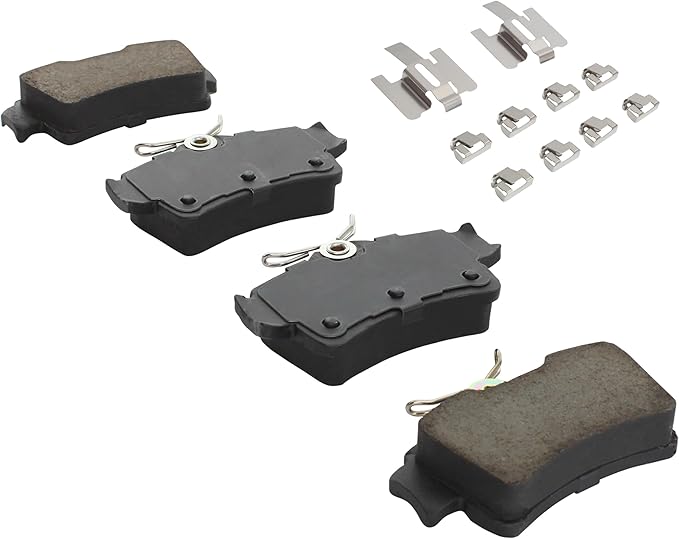 Premium Ceramic Rear Brake Pads Compatible