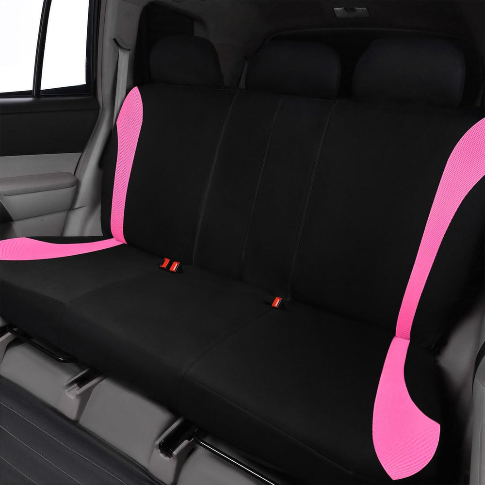 Flying Banner Car Seat Covers Full Set Front Seats and Rear Bench Mesh Fabric...