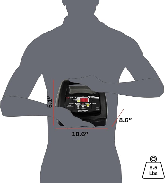 Schumacher Electric 6A Battery Charger and 85A Engine Starter, 6-in-1 Solution