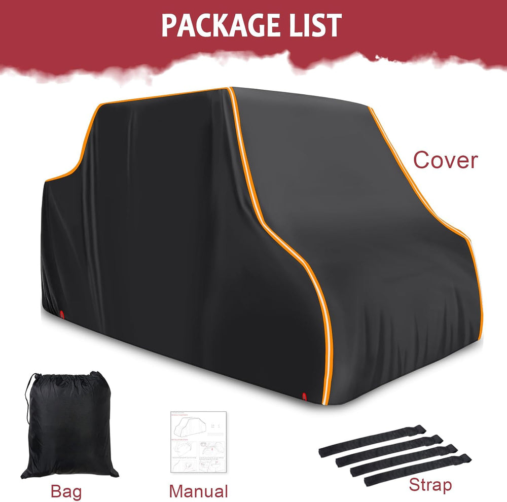 StarknightMT Heavy Duty UTV Cover 4 Seater,Waterproof 420D Oxford Cover for A...