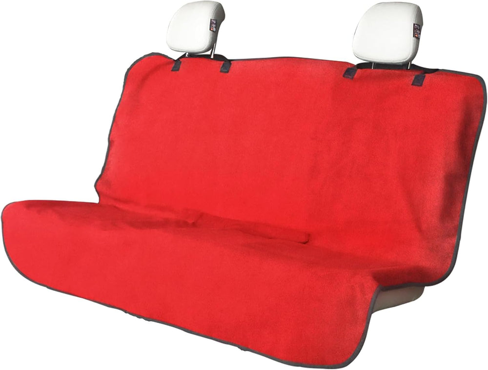 Back Seat Cover for Car Trucks Van SUV, Waterproof Rear Bench Towel Seat Covers