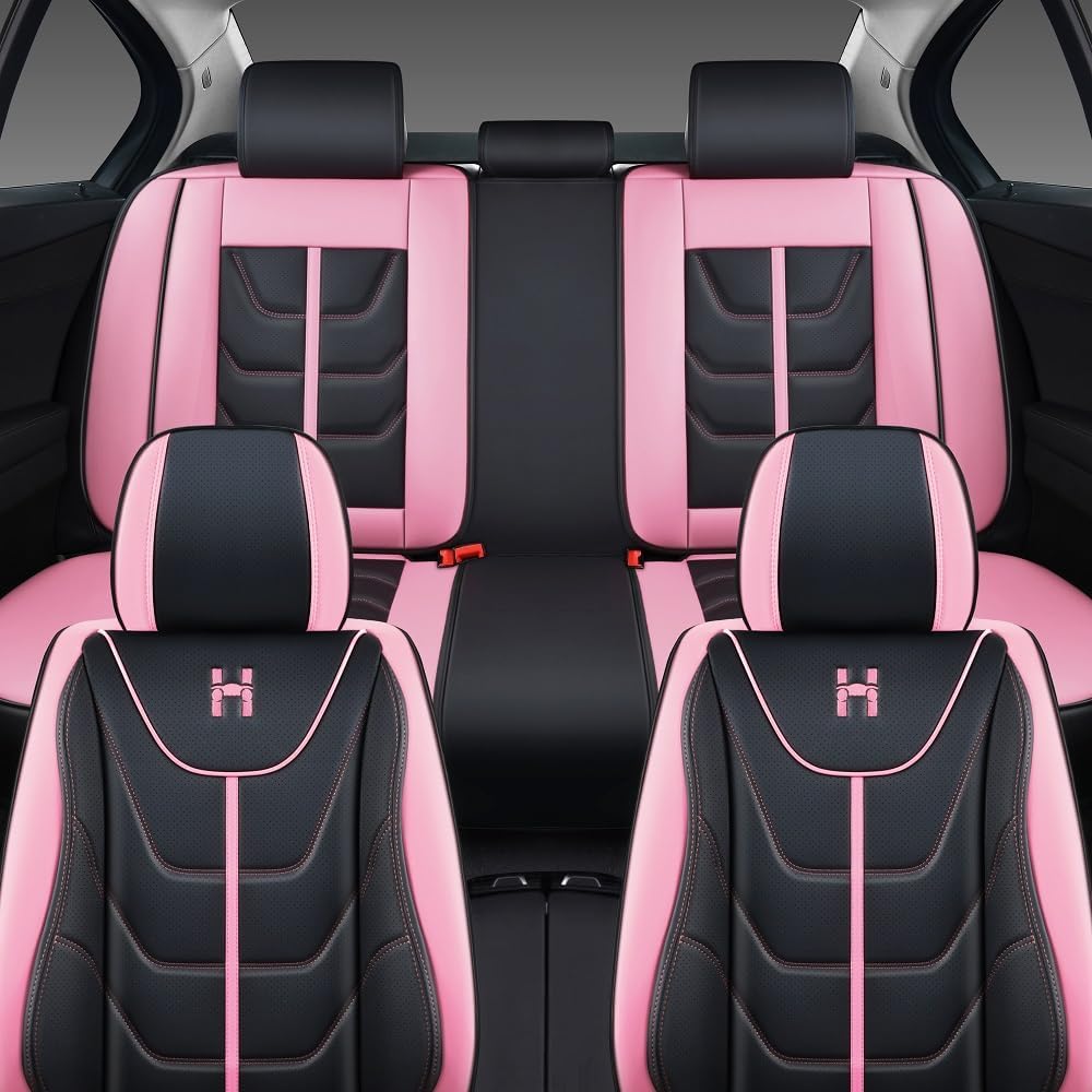 Leather Car Seat Covers,Full Coverage Seat Covers Full Set,Universal Automoti...