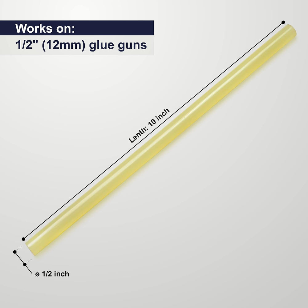 ASA Hot Glue Sticks 7/16" x 10" Full Size, 25lb Box, 472 Ct