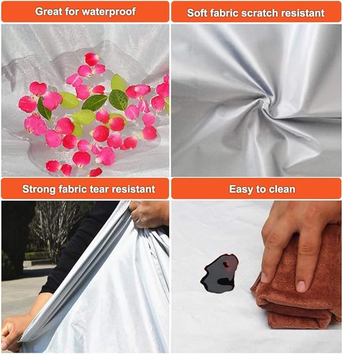 Kayme Car Covers for Automobiles Waterproof All Weather Sun Uv Rain Protection
