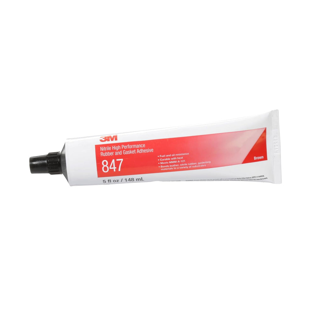 3M Nitrile High Performance Rubber and Gasket Adhesive 847, 5 Oz Tube
