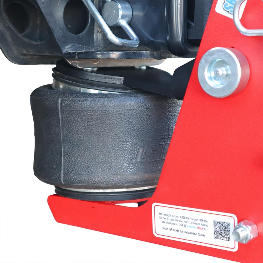Shocker 8K Sport Air Receiver Hitch with Chrome Combo 2" & 2-5/16&qu...