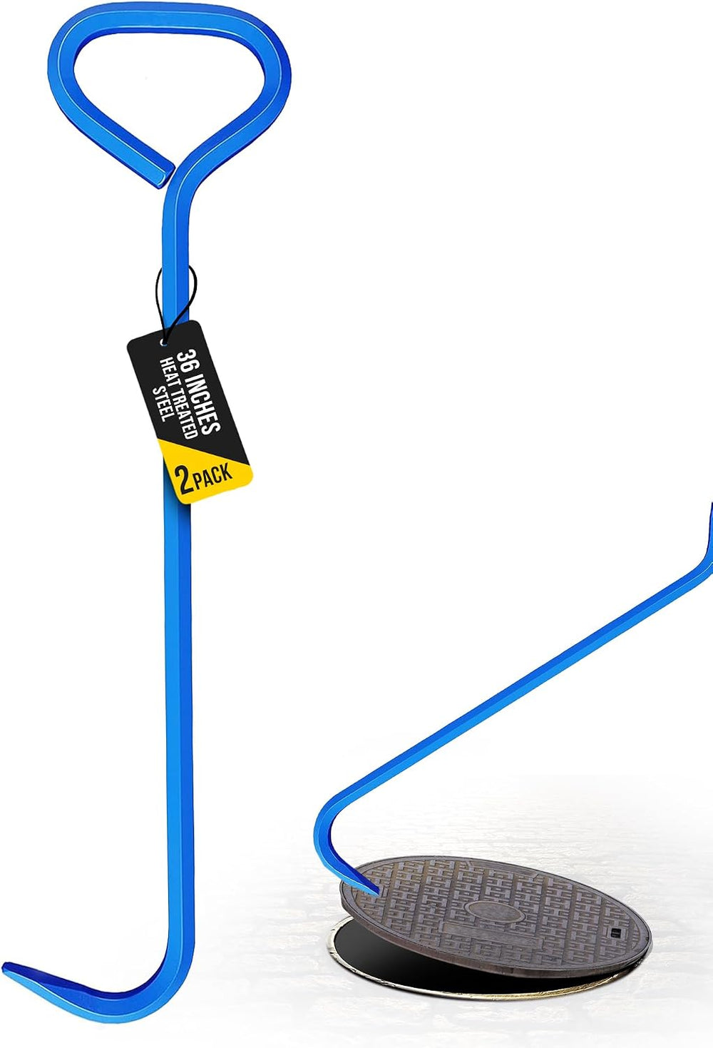 T&T Tools 36-Inch Manhole Hook (2 Pack)