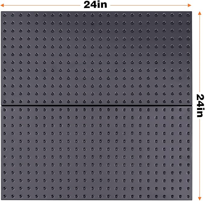 Ultrawall 2 Pcs Metal Pegboard Wall Panels, Peg Boards