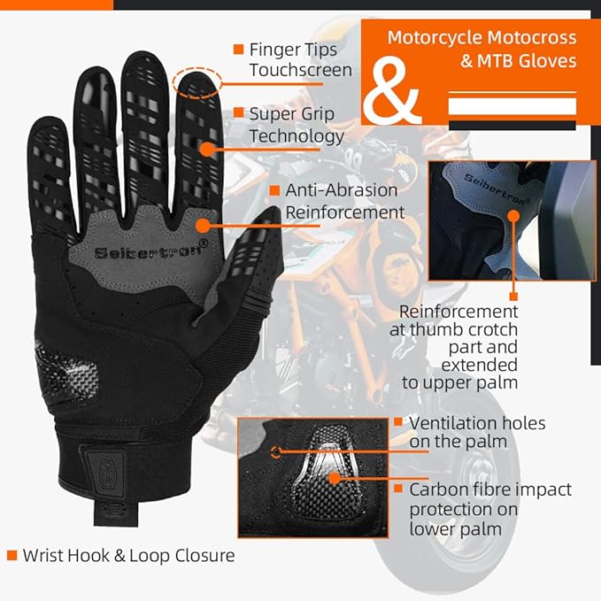 Seibertron SPS Series Touchscreen Motorcycle Motocross BMX ATV MTB Bicycle