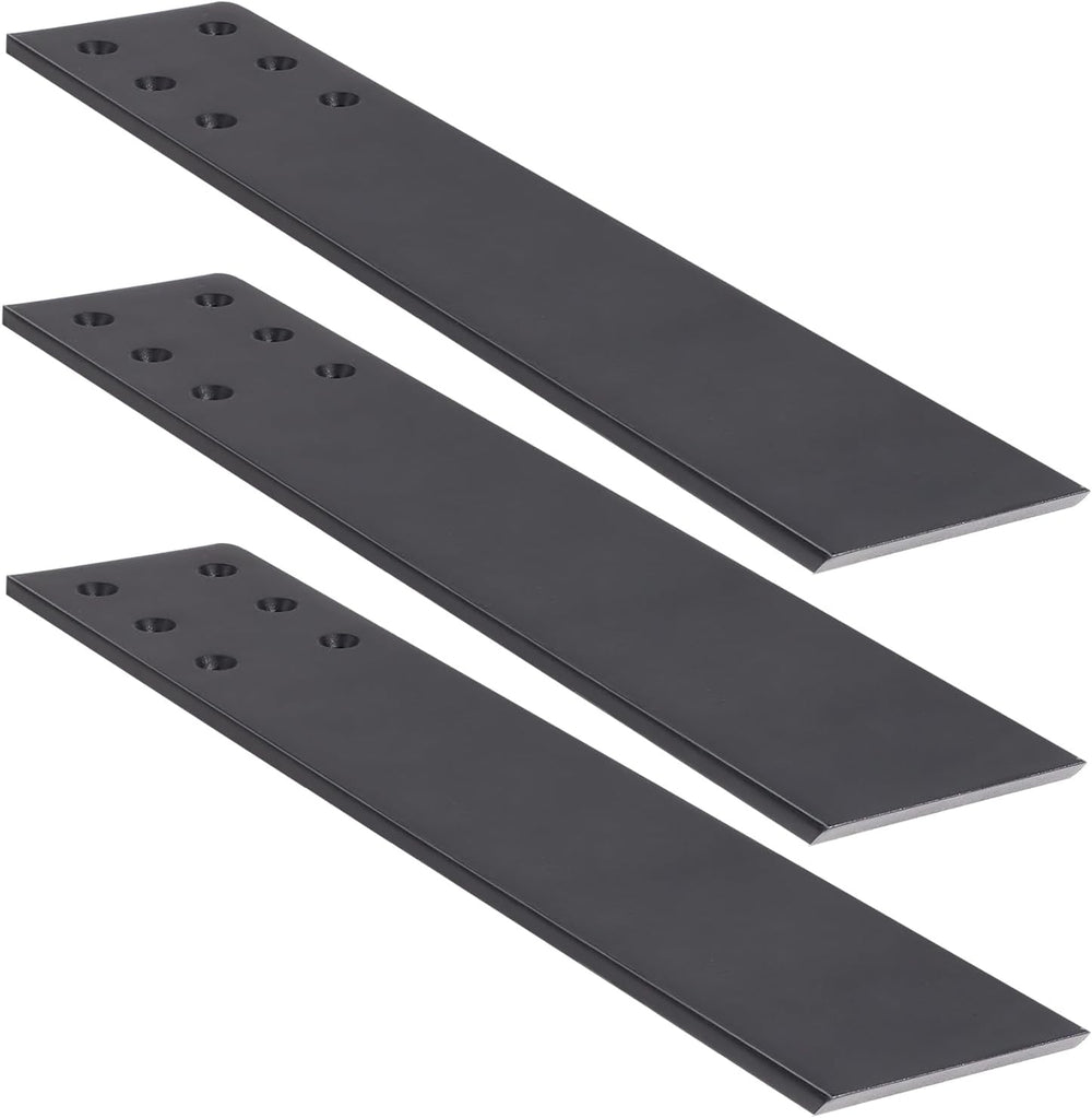 WEKIS 10 Inch Countertop Support Bracket, 3 Pack Solid Iron Heavy Duty Hidden...