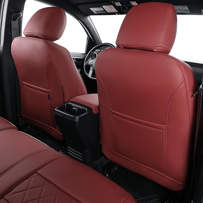 EKR Custom Fit Tacoma Leather Car Seat Covers