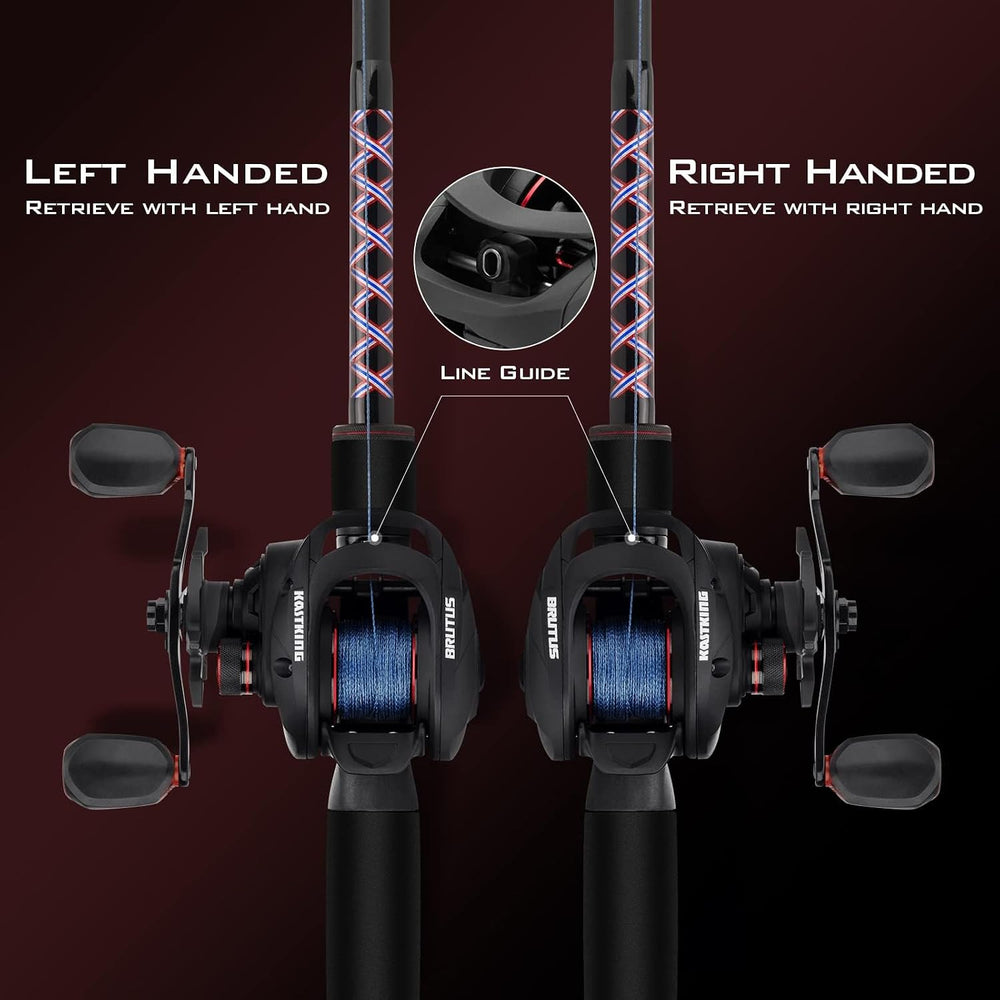 KastKing Brutus Baitcasting Fishing Reels, 7.2:1 Gear Ratio