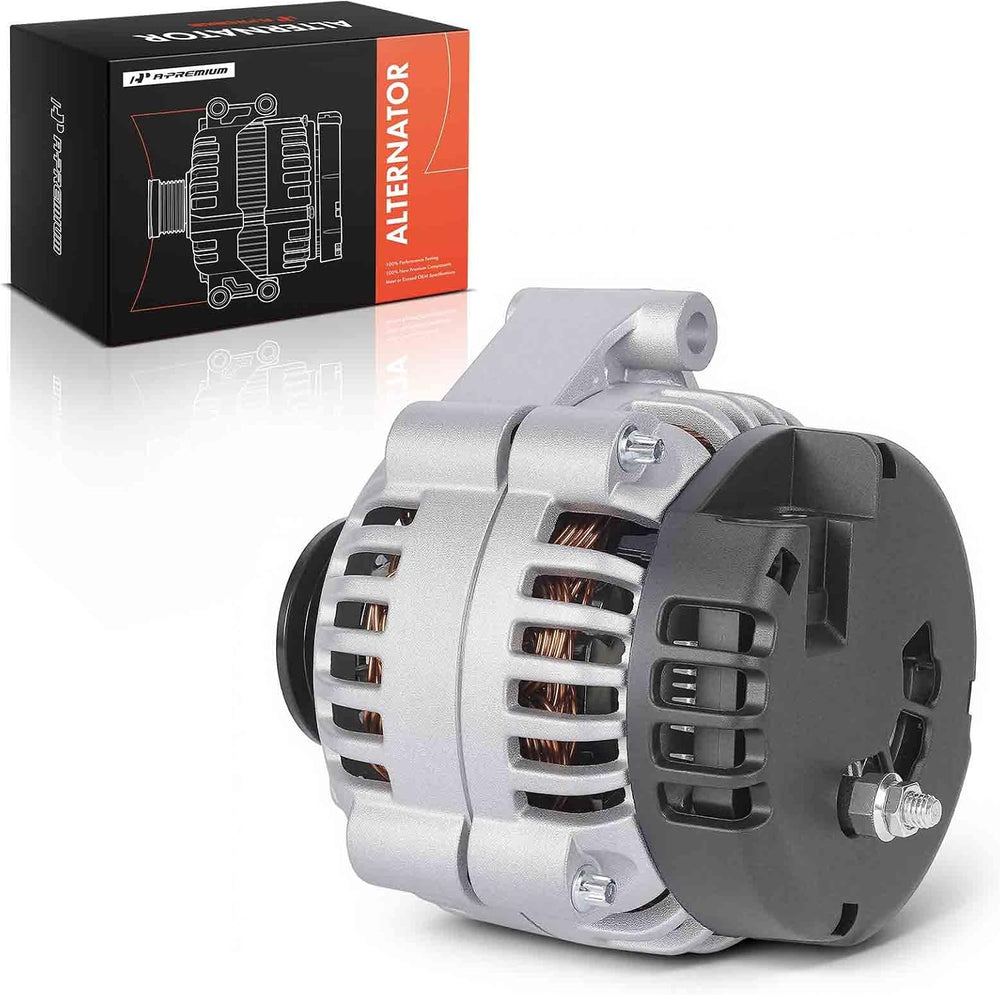 A-Premium Alternator, 12V 100A 6-Groove Clutch Pulley Clockwise
