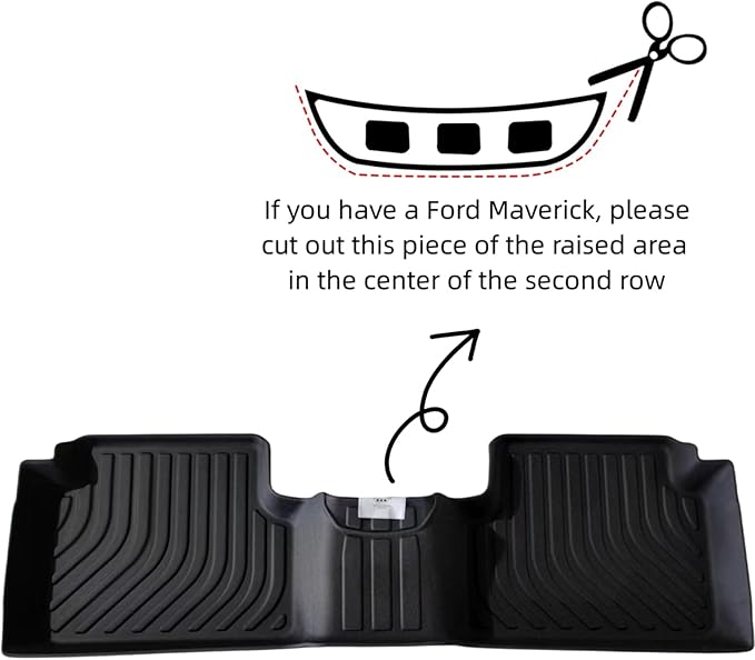KELCSEECS Floor Mats Custom for 2025 2024 2023 2022 Ford Maverick & 2025 ...
