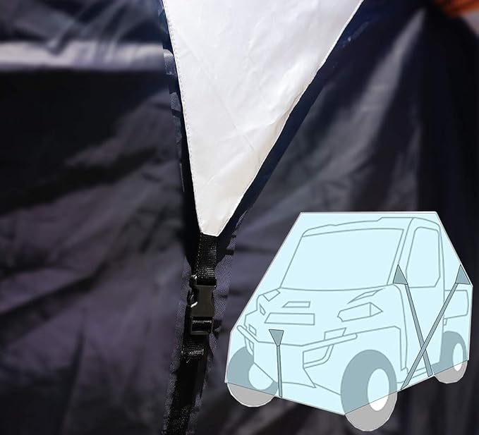 UTV Cover with Heavy Duty 420D Oxford Fabric, Side by Side UTV Cover Protects