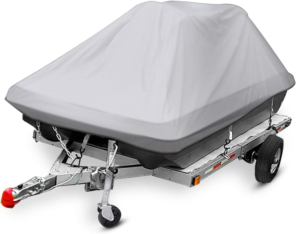 900D Waterproof Pond Boat Cover Fits 8'-10'L Pond Prowler Bass Raider...
