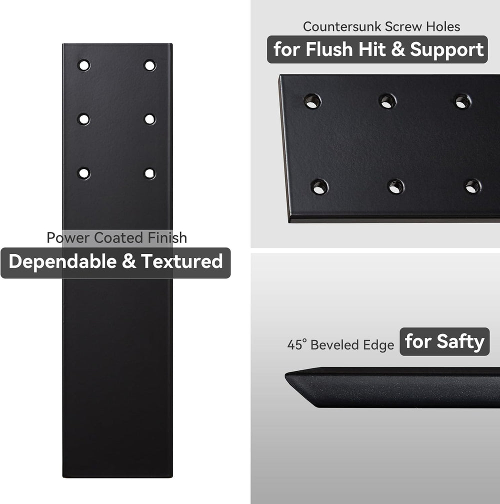 10" Countertop Support Brackets (4 pcs) for Granite, Heavy Duty 10"...