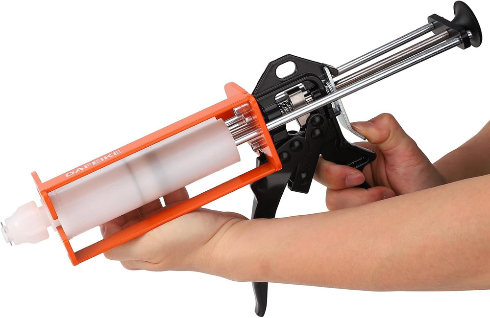 Epoxy Gun Dual Component Caulking Gun Manual Double Cartridge Caulk Gun Panel...
