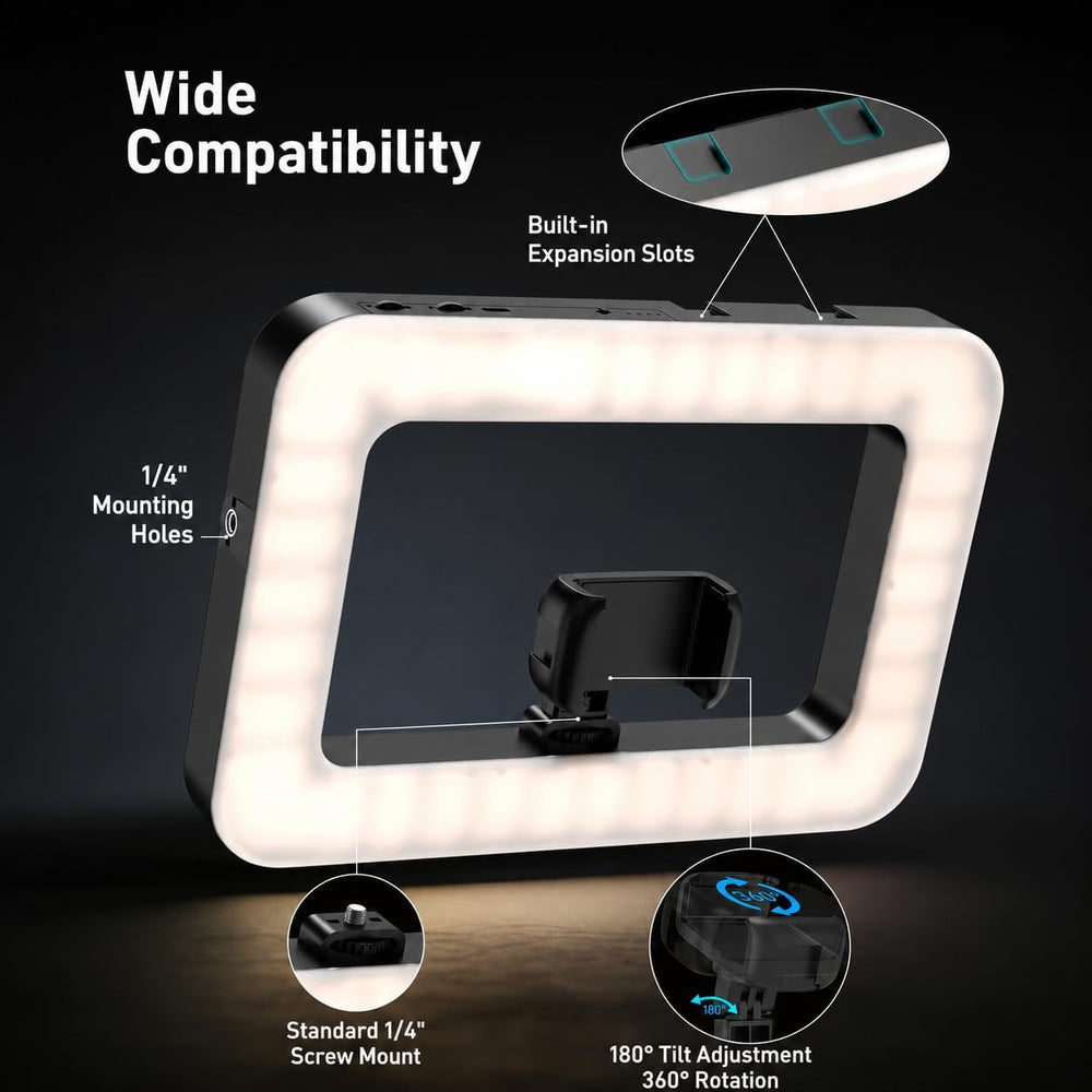 Cell Phone Light for Video Recording – Handheld Creator Kit with Tripod