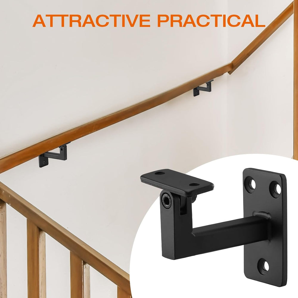 Adjustable Handrail Bracket, 3" Heavy Duty Swivel Hand Rail Bracket for ...