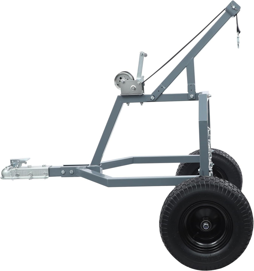 Log Skidding Arch, 24in Diameter 1600lbs Capacity ATV Trailer, Ball-Type Trai...