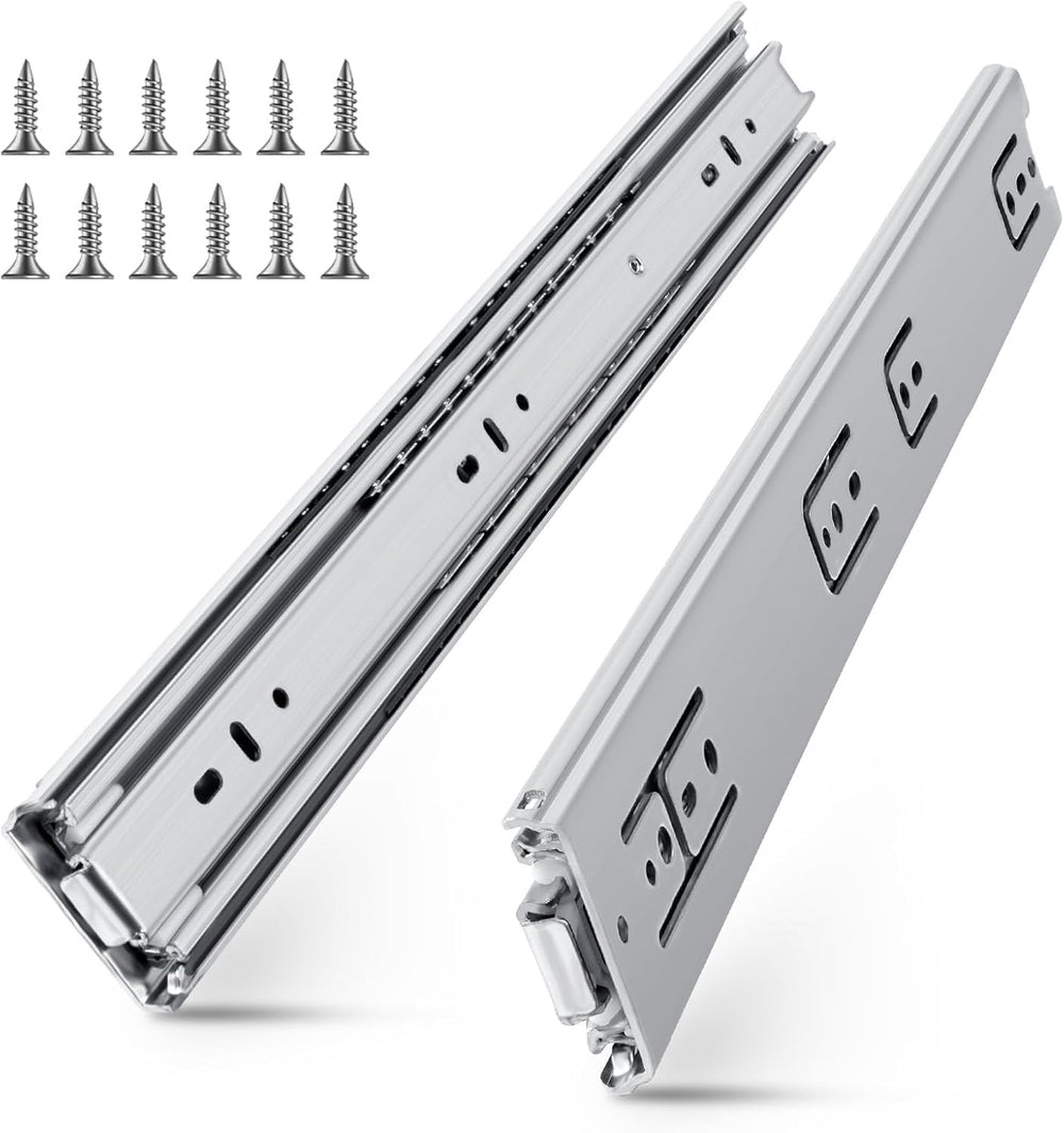 SLIDEWAY 200Lb Heavy Duty Drawer Slides 14" Full Extension Sliding Rails