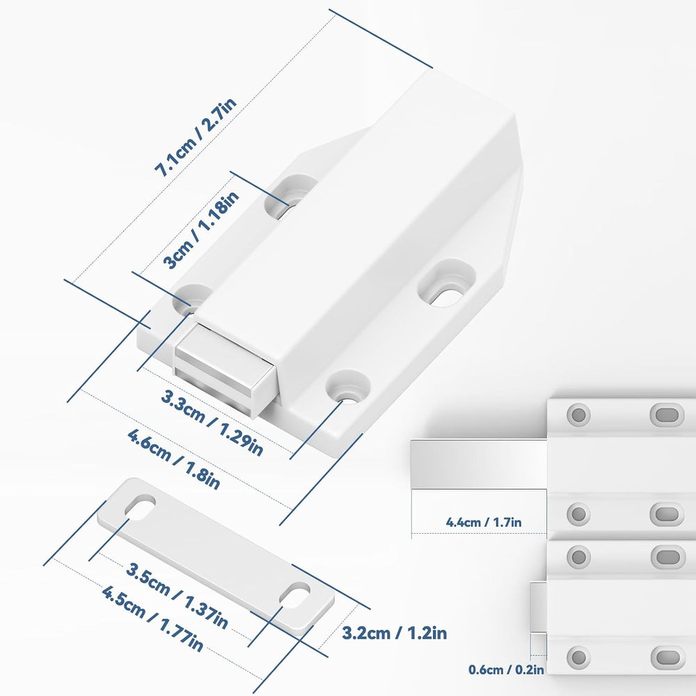 Magnetic Push Latch Without Nail Installation Tonitrui Heavy Duty Magnetic To...