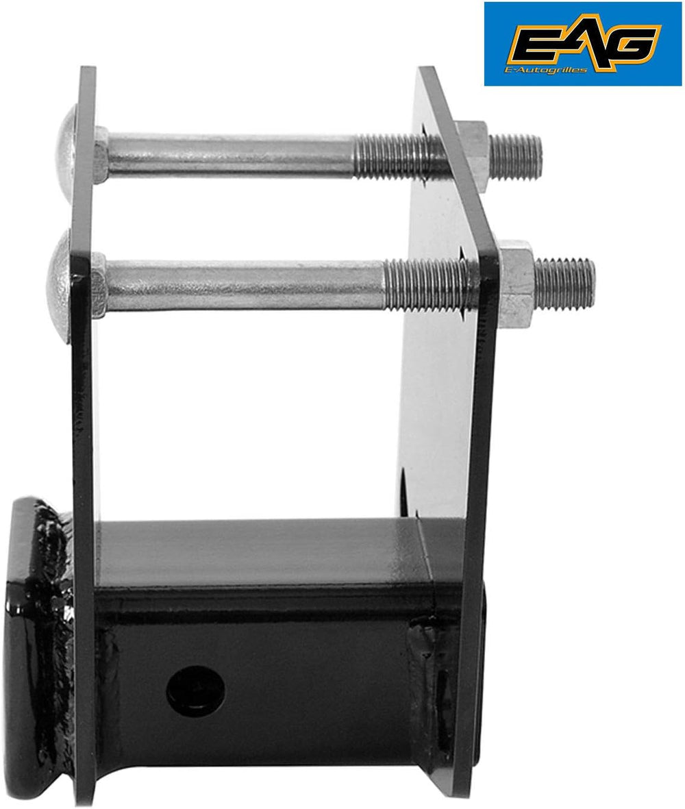 EAG RV Bumper Hitch 2 inches Receiver Adapter for 4 x 4 inches Square Bumper ...